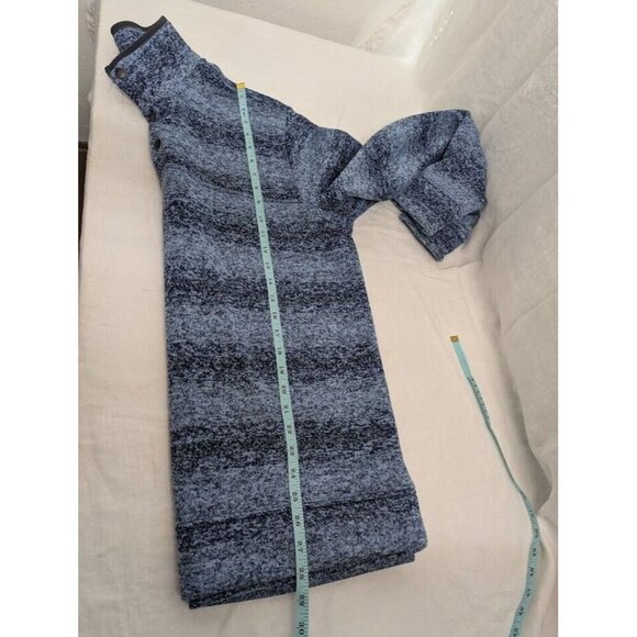 Eddie Bauer Men's Large Radiator Fleece Mock Neck Snap Pullover Blue G13 - Picture 8 of 9